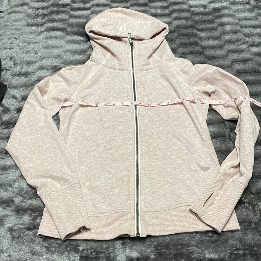 Light pink Lululemon zip up